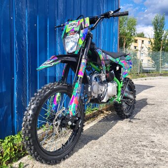 Pitbike APAQ ATOM 125ccm 17"/14" E-START + světlo - 2