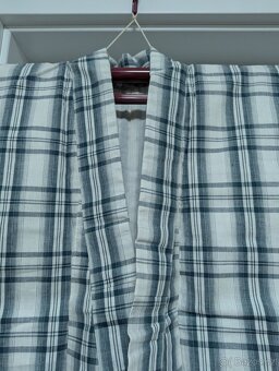 Pánská bavlněná yukata - zelená (7) - 2