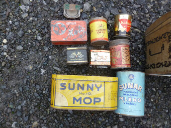 Staré plechové krabičky - 2