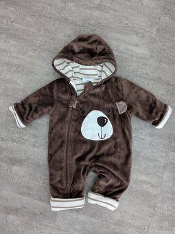 Teplý overal - medvídek - vel 56 - 2