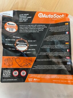 TEXTILNÍ SNĚHOVÉ ŘETĚZY 225/40 R18 AUTOSOCK 645 - 2