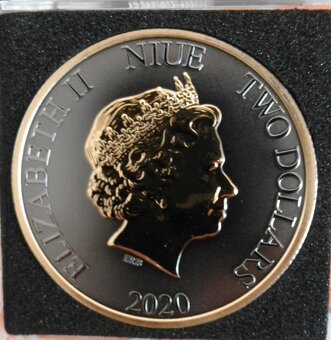 Lion King 2020, ruthenium + Au, 1oz, číslován - 2