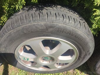 Originál ALU kola na Škoda Octavia 195/65 R15 - 2
