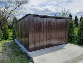 Plechová garáž 3,5x5 - 2
