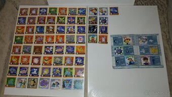 Pokémon nalepovací kartičky +album dle fotek - 2