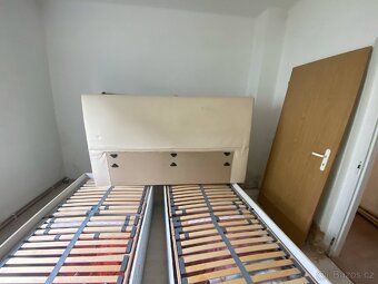 Manželská postel s úložným prostorem + matrace - 2