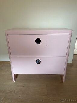 Dětská postel,skříň a komoda ikea - 2