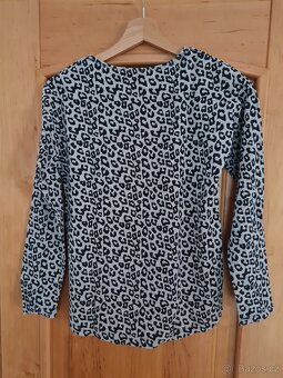 Dívčí leopardí mikina zn. Pepperts vel.146-152 - 2