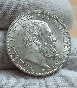 AG Drei Mark 1912 - Wilhelm II Koenig - 2
