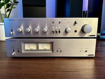 TECHNICS Hifi sestava SU 9011 + SE 9021 zesilovač+předzes. - 2