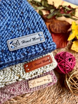 Dámská/dívčí pletená čelenka ,, béžová" NOVÁ - 2