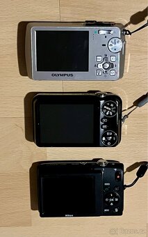Nikon S2600, Olympus Mju 760 a Fujifilm JX200 - 2