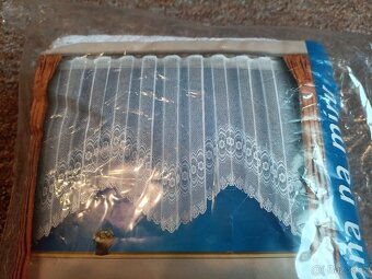 Záclona Lisa š.410 x v.160 - nová 2kusy české výro - 2