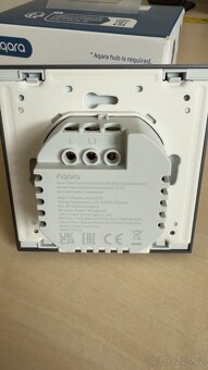 Aqara Smart Wall Switch H1 EU, 2 tlačítka, NO Neutral - 2