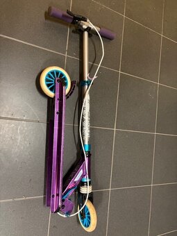 Dětská koloběžka OXELO brzda na řídítkách a odpružením MID5 - 2