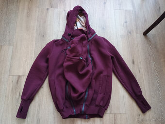 Nosicí a těhotenská mikina POLA 5v1 - Cherry vel. M - 2