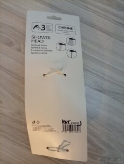 Sprchová hlavice chrom, NOVÁ - 2