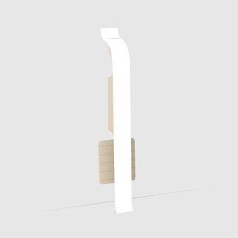 Soklová lišta bílá Afirmax BiClick - 2