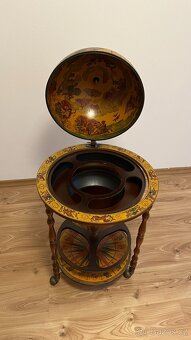 Barový vozík globus + puzzle mapa - 2