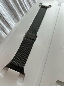 Apple Watch řemínek 44/45/49 mm grafitově šedý milánský tah - 2
