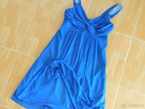 Modré společenské šaty Bonprix XS-M - 2