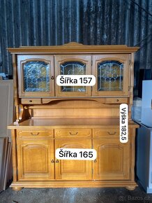 Masivní rustikální příborník - 2