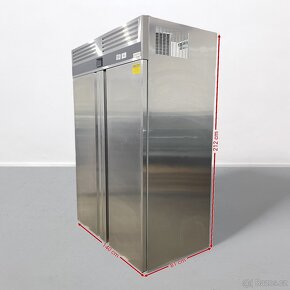 Gastro profi lednice 140x81x212 cm - 1400L - se 2 dveřmi - 2