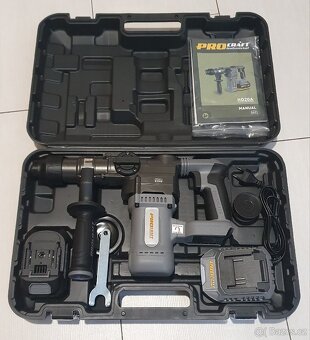 Kladivo vrtací aku Procraft Industrial HD20A, 3,8J, 4,0Ah - 2