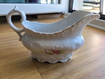 Omáčník, porcelán, zdobený, zlacený, značený - 2