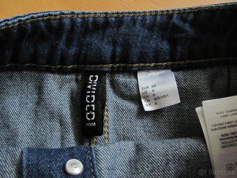 Džínová sukně H & M , vel.36 - 2