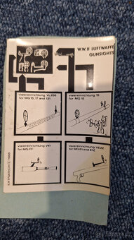 Zaměřovače WW2 Luftwaffe - 1:72 - Extratech - leptané - 2