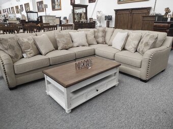 Luxusní rohová sedací souprava - 2