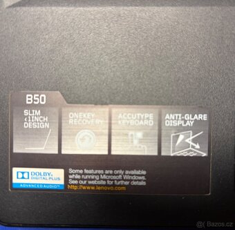 Lenovo B50-80 s nabíječkou Intel Pentium CPU 3825U 1,90GHz R - 2