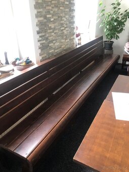 Lavice dřevěná - 3 ks - 2