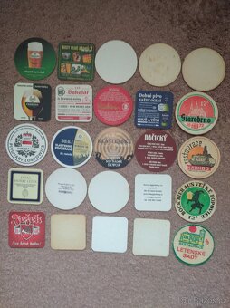 Pivní tácky českých pivovarů 25 ks - 2