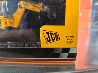 Kovový model JCB 3CX 1/87 Motorart - 2