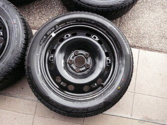 ZIMNÍ PNEU + DISKY 185/60R15 ŠKODA RAPID SEAT VW - 2