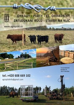 stavba ohrad, plotů, el. ohradníků - 2