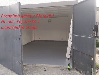 Garáž Přerov pronájem, možná prodám - 2