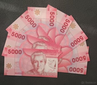 Chile - 5000 Pesos bankovka, 2009, UNC - 2