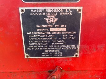 Lis na malé balíky Massey Ferguson 20-8 - 2