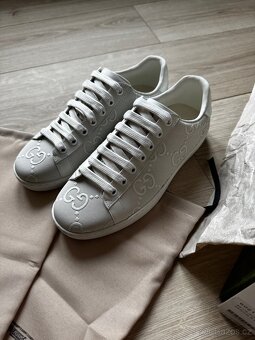 Gucci sneakers, tenisky, white GG, vel. 6, 39 - 2