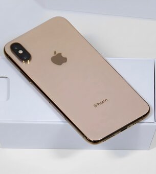 iPhone Xs Gold BATERIE 100% TOP - 2