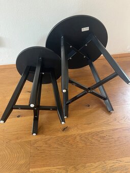 Sada IKEA 2 kusú stolkú ( zánovní) - 2