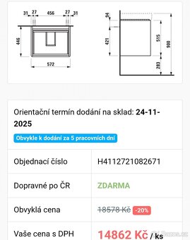 Krásný set skříňka s umyvadlem - 2