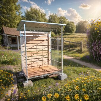 Dřevník ,Montáž ZDARMA ,  Zásobník na palivové dřevo - 2