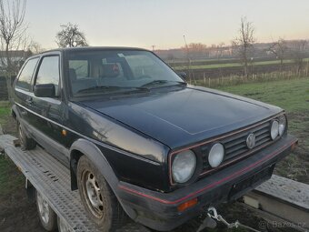 REZERVACE VW Golf MK2 1.3i r.v.1992 nepojizdný - 2