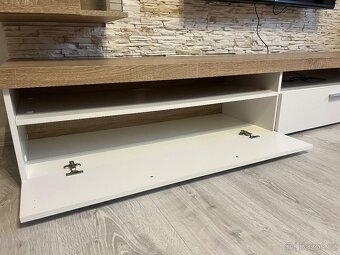 Obývací stěna, postel, noční stolek, komoda, stůl - 2