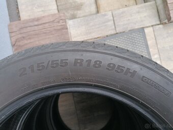 215/55/18-Sada letních pneumatik. - 2