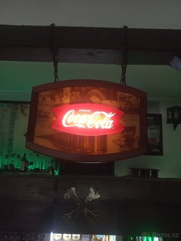 COCA COLA SVÍTÍCÍ RETRO CEDULE - 2